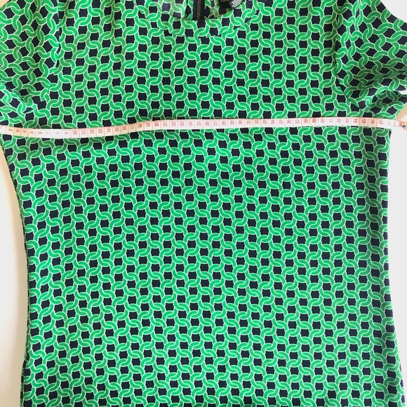 Adrienne Vittadini Green - Navy Blue Dress Size 2 - Picture 11 of 12